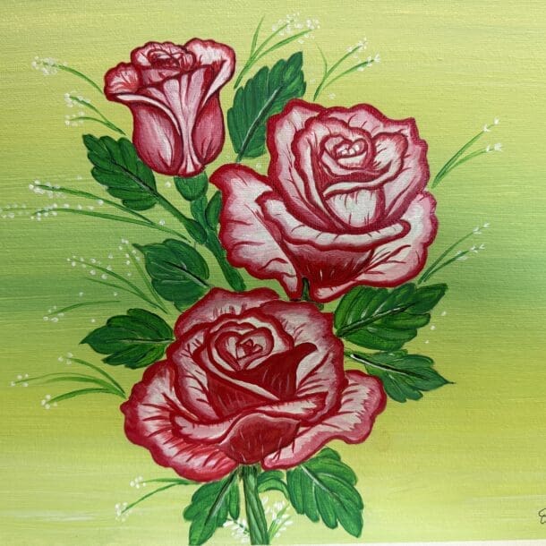 artwork of flowers