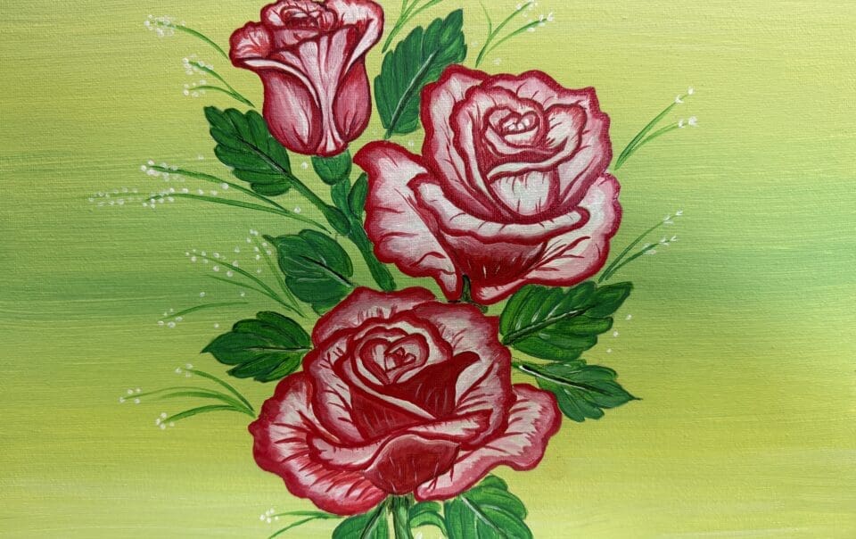 artwork of flowers